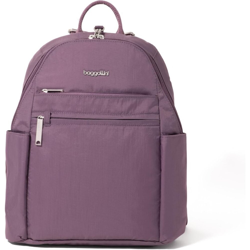 Misty Purple Securtex Anti-Theft Vacation Backpack With Rfid Block & 10 Pockets